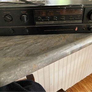 Vintage Black Audio Receiver